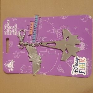 NWT Disney Parks FLAIR Bag Charm Toy Story I'M BUZZ LIGHTYEAR I'M ALWAYS SURE